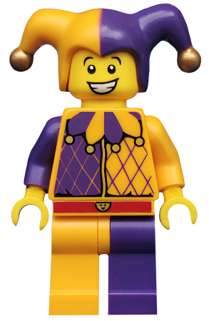 Минифигурка LEGO Jester, Series 12 col187 N